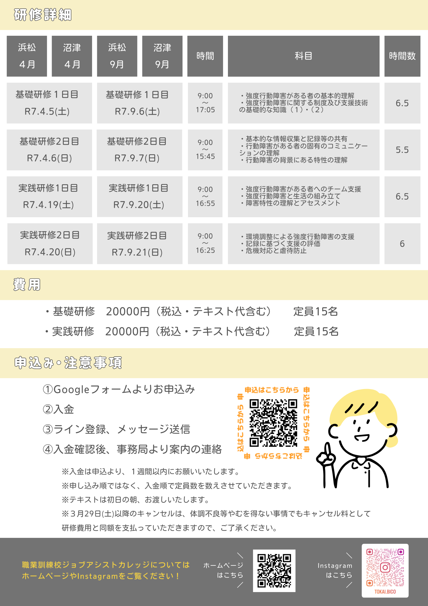 【令和７年度】強度行動障害支援者養成研修（基礎・実践）